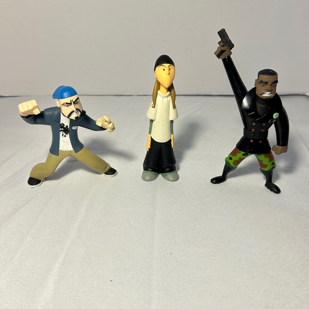 Vintage Clerks, Jay & Silent Bob, Mallrats Figure Kevin Smith Action Figures Lot